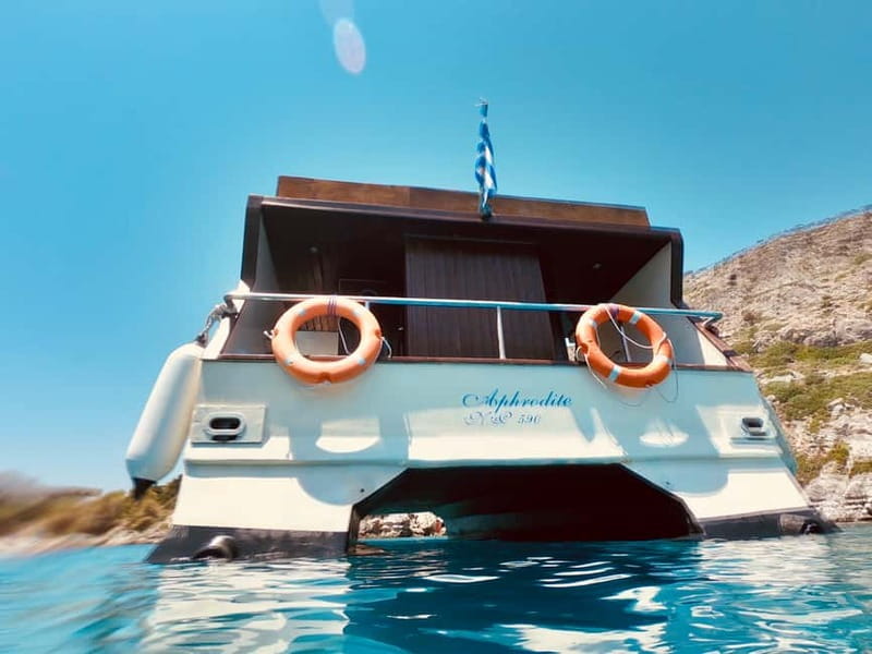 Faliraki: Sunset Cruise with Unlimited Aperol, Beers & Wine - Leaving the harbor as Rhodes cools down