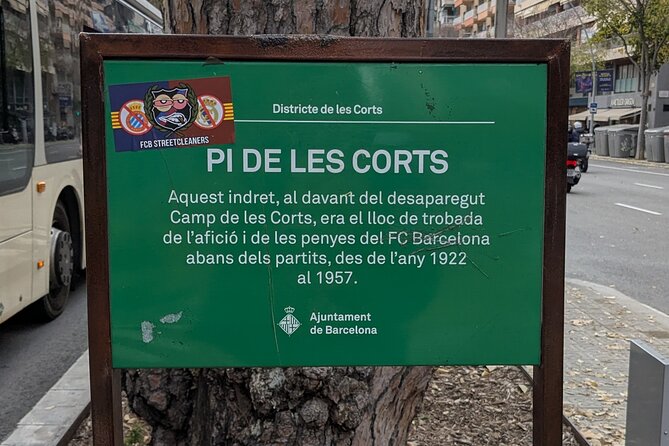 FC Barcelona History Immersive Walking Tour - Beer Included - Camp Nou during its renovation