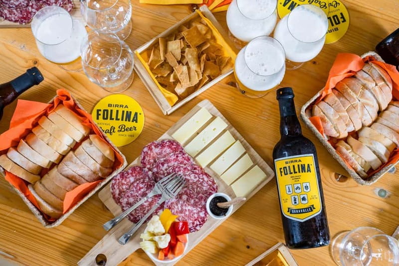 Follina: Visit to a craft brewery, 3 beers and local specialities ITA - The unusual final pour: Primo Malto