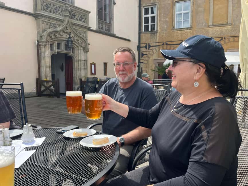 From Prague: Hike, Castle and Brewery in Bohemian Paradise - A castle lunch with a practical limit