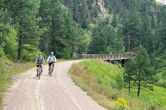 Full-Day Private Bike Tour of Mickelson Trail and Brewery - Eighteen miles through aspen, birch, and running water