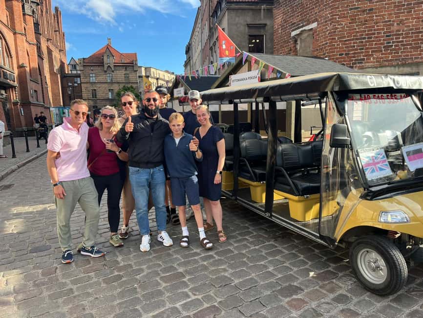 Gdansk: NO LIMIT BEER City Tour by Golf Cart Private/Shared - Solidarity Square and the shipyard story