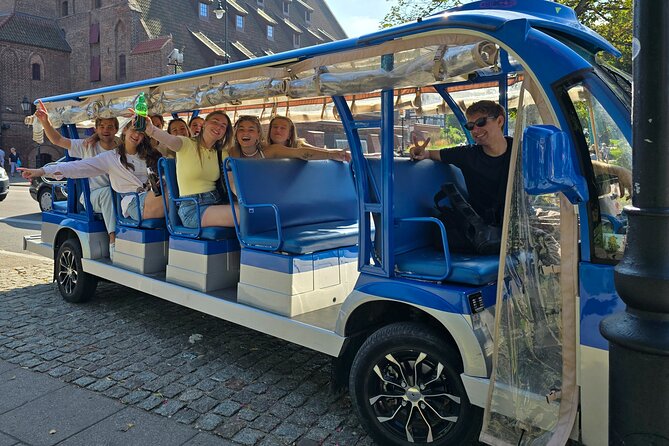 Gdansk No Limit Beer City Tour - Riding through Gdańsk in a private golf cart