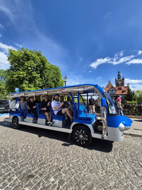 Gdansk:UNLIMITED beer incl. City Tour By Golf Cart - The Crane, the riverfront, and Soldek
