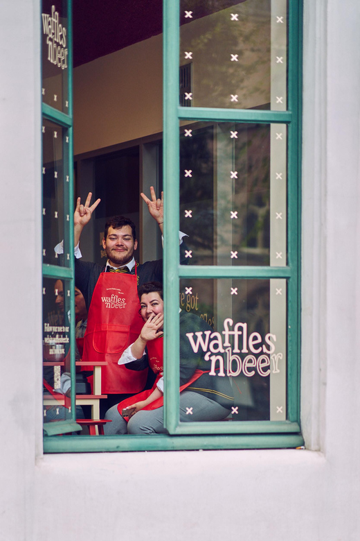 Ghent: Belgian Waffle-Making Workshop with Beer Tasting - Baking waffles you can actually eat