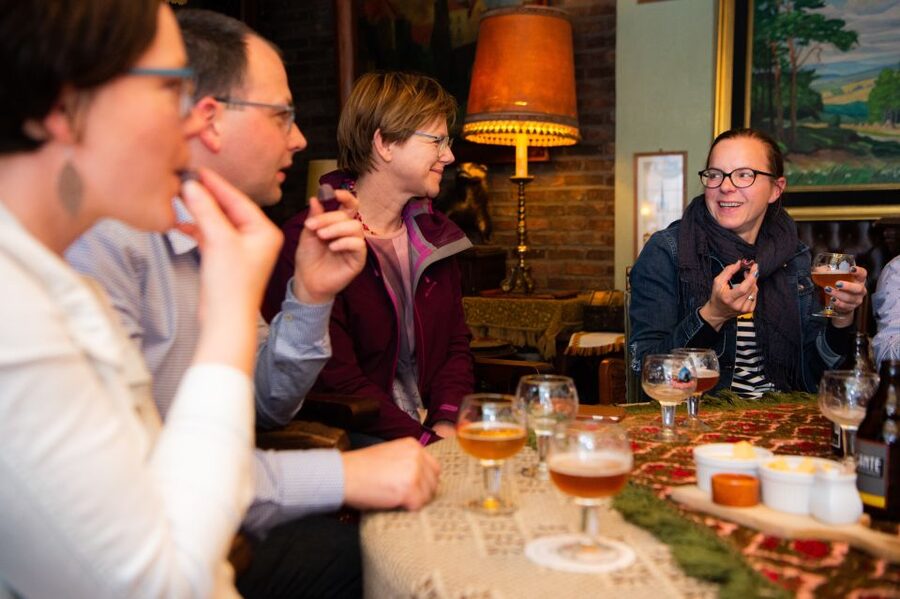 Ghent: Brewery visit + Beer Tasting tour with a Young Local - Finding your way through a 300-plus-beer café