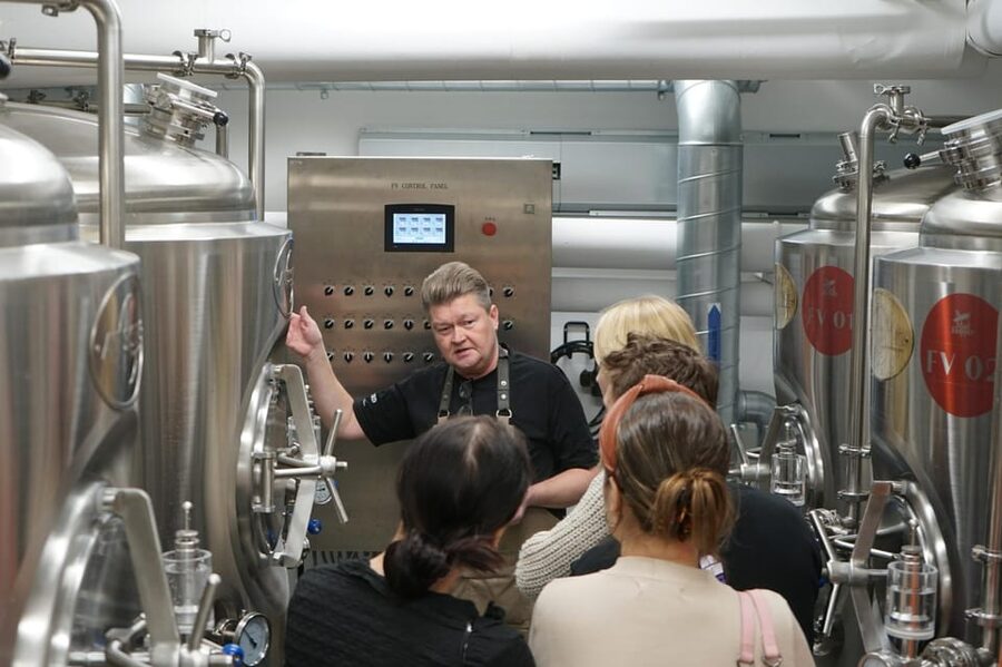 Helsinki: Brewery Tour at Mad Hopper Brewing Company - The tasting flight: four beers, 600 ml in total