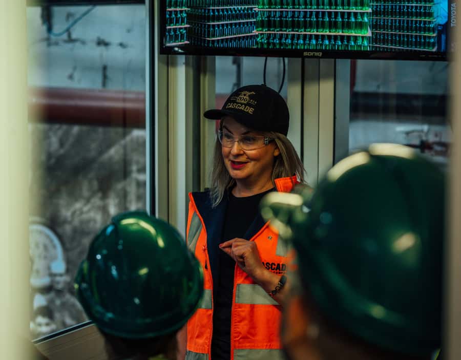 Hobart: Cascade Brewery Experience - The four-beer tasting at the Cascade tasting bar