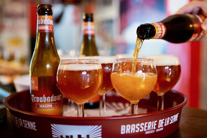 Hungry Mary's Famous Beer and Chocolate Tour in Brussels - A guild house adds fries, cheese, and more beer