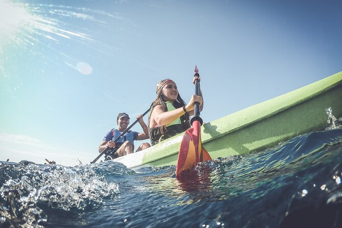 Kayak tour in Pula to Valley of Tears/free drinks+photos included - Paddling out from Valkane in Pula