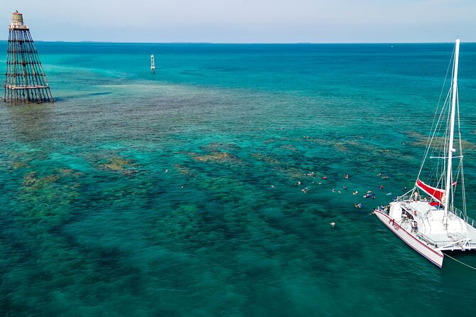 Key West 2 Reef Snorkel Tour & Sunset Cruise with Beer & Wine - First reef stop in the Florida Keys National Marine Sanctuary