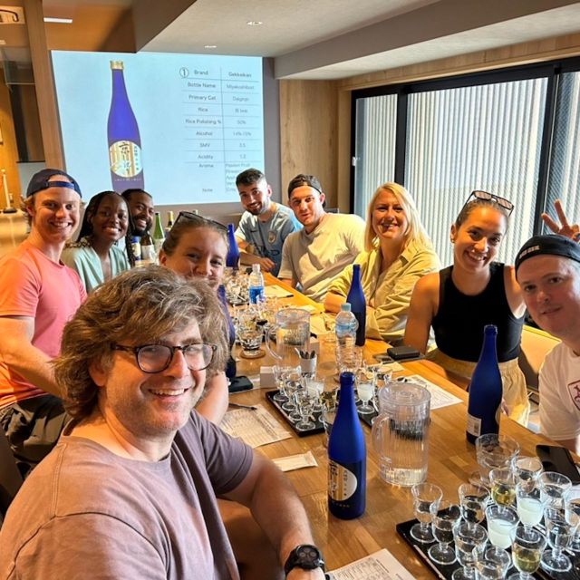 Kyoto: Insider Sake Brewery Tour with Sake and Food Pairing - The tasting room and the 10-plus sake lineup