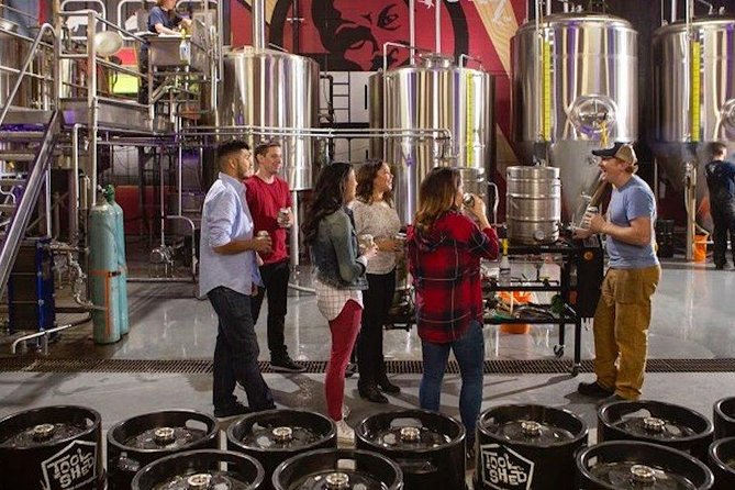 Las Vegas Brewery Tour by Party Bus w/ 3 Flights of Craft Beer - Meeting at Treasure Island and boarding the bus