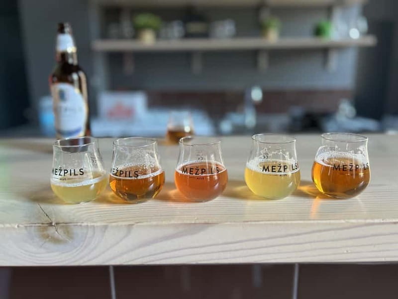 Latvian Brewery Visit & 5 Beer tasting - Tasting five Latvian craft beers