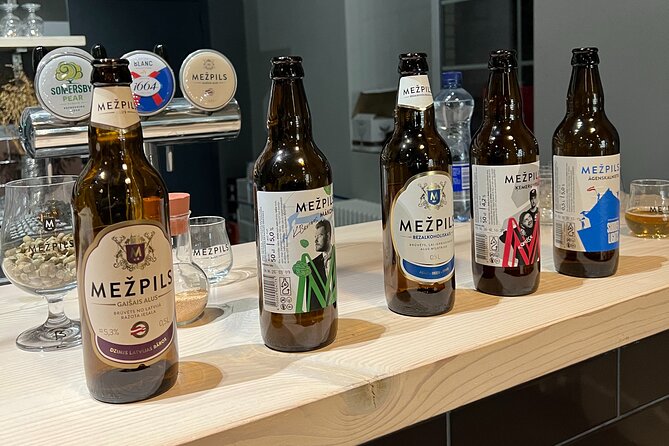 Latvian Brewery Visit and Beer Tasting - Tasting several beers, including a non-alcoholic choice