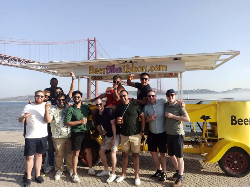 Lisbon: 1-Hour Beer, Sangria or Wine Bike Sightseeing Tour - Key details before you book