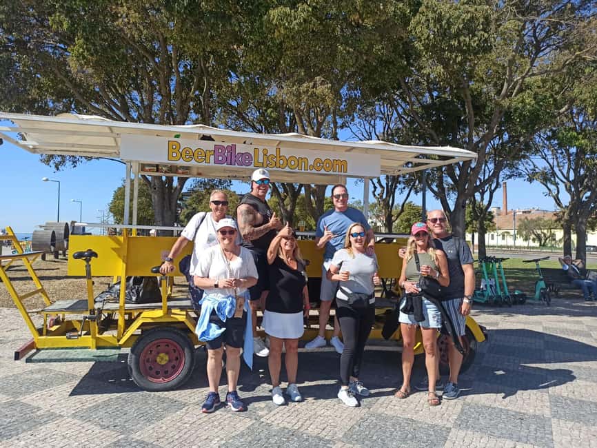 Lisbon: 1-Hour Beer, Sangria or Wine Bike Sightseeing Tour - What this beer bike experience is really like