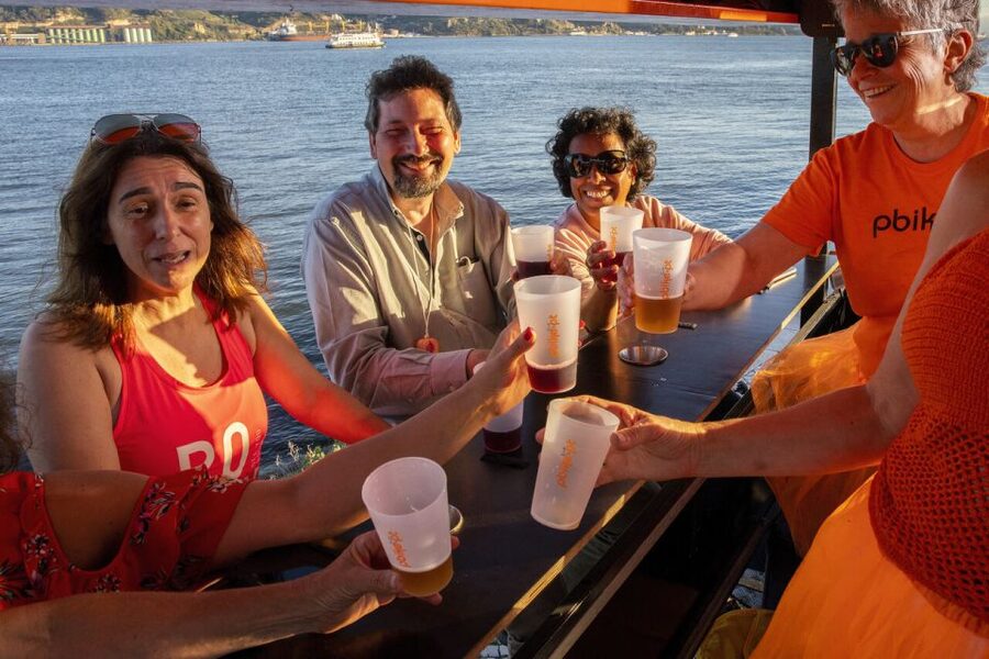 Lisbon: Fun Beer Bike by the Seafront - Is $37 good value for one hour?