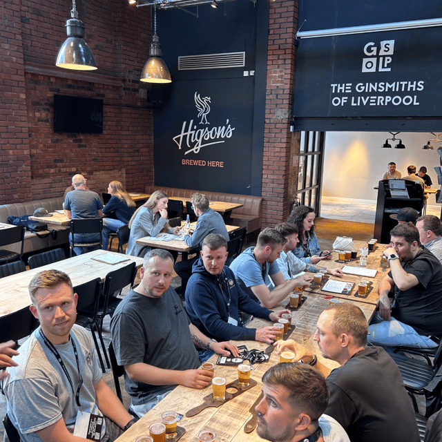 Liverpool: Brewery Bus Tour with 12 Beer and Pizza - Key points at a glance