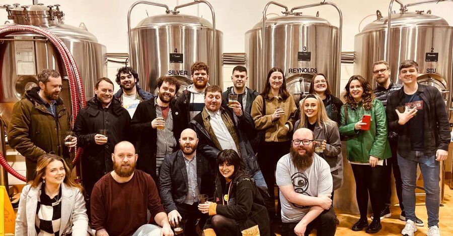 Liverpool: Brewery Bus Tour with 12 Beer and Pizza - Short road sections keep the route moving