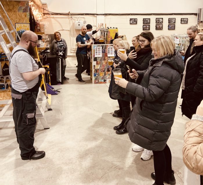 Liverpool: Brewery Bus Tour with 12 Beer and Pizza - Later breweries and the value of different settings