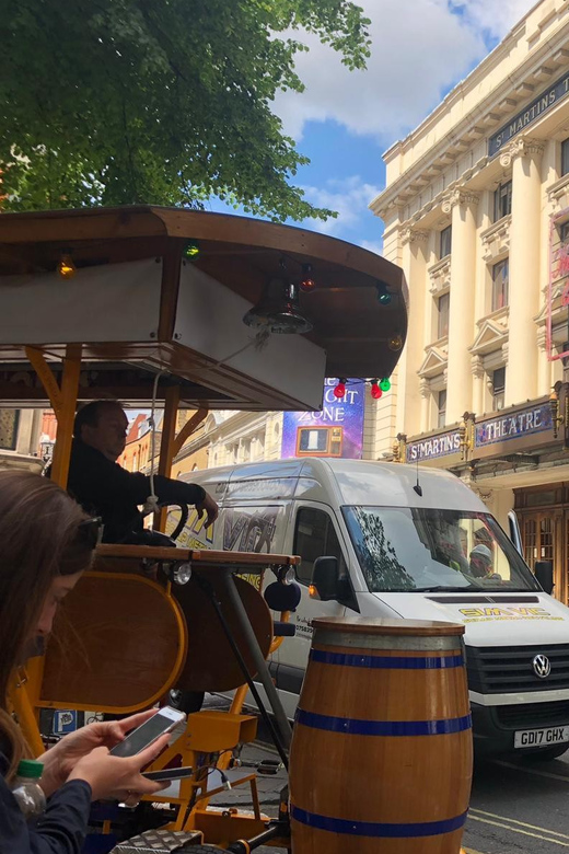 London: Piccadilly and Soho Beer Bike Tour - Drinks, music, and the pub stop