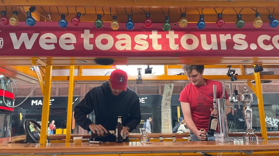 London: Piccadilly and Soho Beer Bike Tour - Rain, clothing, and physical effort