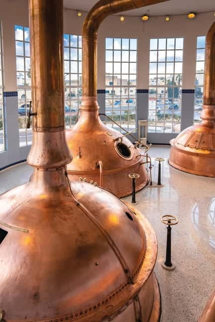 Malta: The Brewery Experience & Beer Tasting with Transfers - Old copper kettles and industrial detail