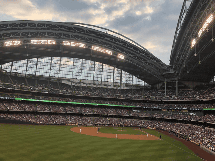 Milwaukee Brewers Baseball Game at American Family Field - The first innings: watching baseball in person