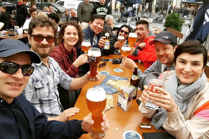 Munich Beer and Bavarian Bites Small-Group Tour - Tasting three beers with Bavarian food