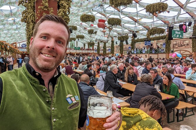 Munich Oktoberfest Guided Experience with Beer and Food - Walking the Oktoberfest grounds