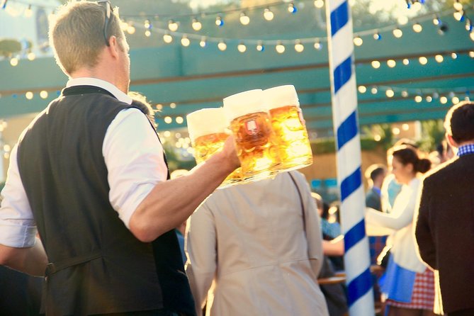 Munich: Oktoberfest Lunch/Dinner table reservation big beer tent - Your reserved table at a major beer tent