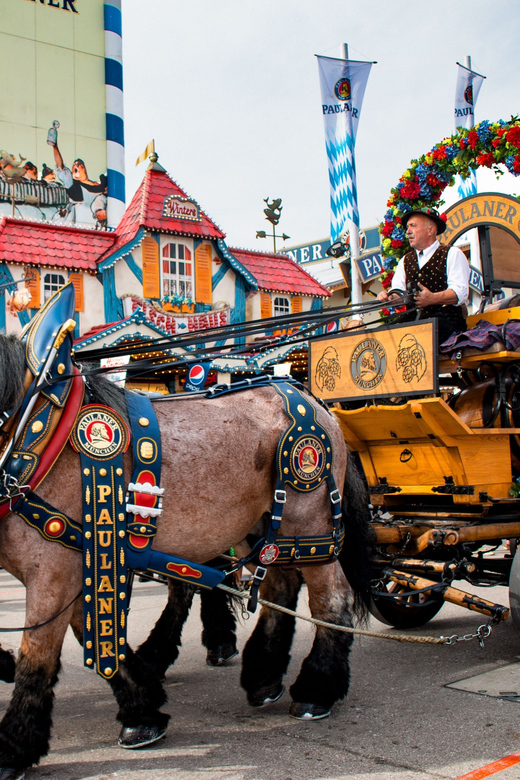 Munich: Oktoberfest Tour with Tent Reservation, Food & Beer - Seeing the festival grounds before entering the tent