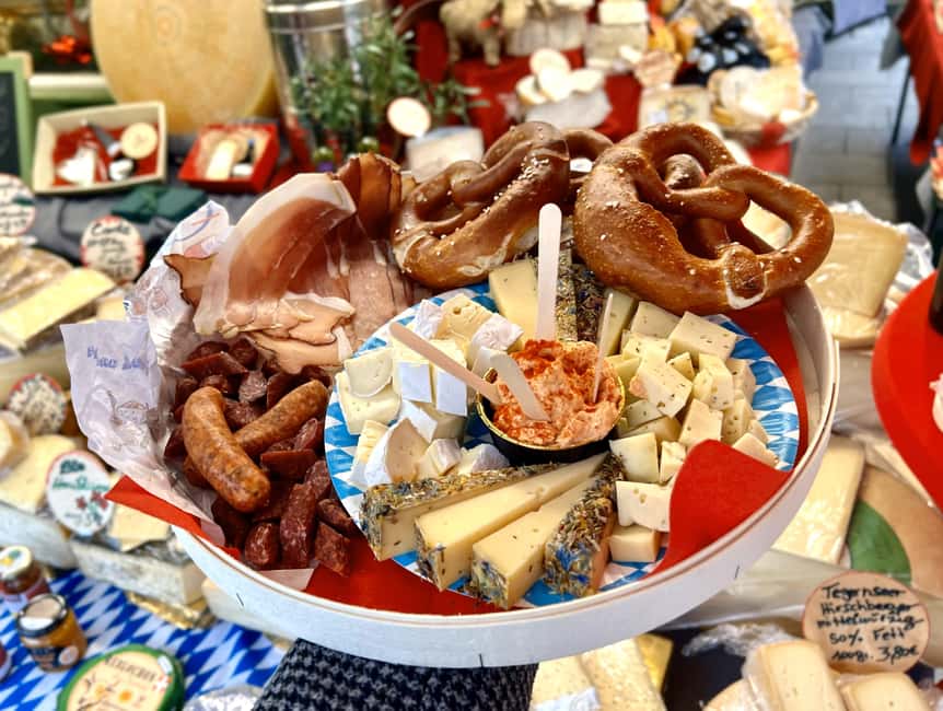 Munich: Old Town Food Tour with 10+ Tastings, Beer & Pretzel - Starting with Schmalznudel near Sebastian Platz
