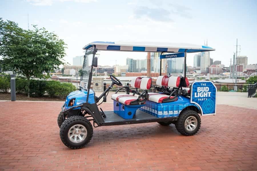 Nashville: Sights, Street Art & Brewery Tour by Golf Cart - What the three-hour Nashville ride feels like