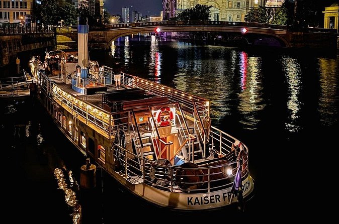 Old Berlin Beer Evening Sunset Cruise on Steamship - Oberbaumbrücke, Berlin’s striking bridge