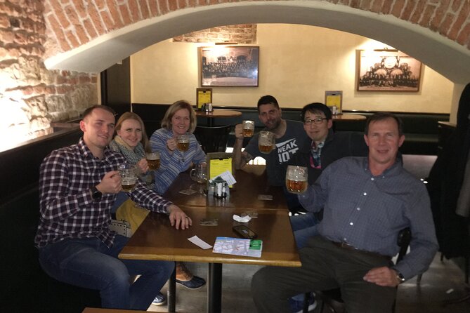Old Prague pubs tour. Beer and dinner included! - Finishing on Nerudova Street below the castle