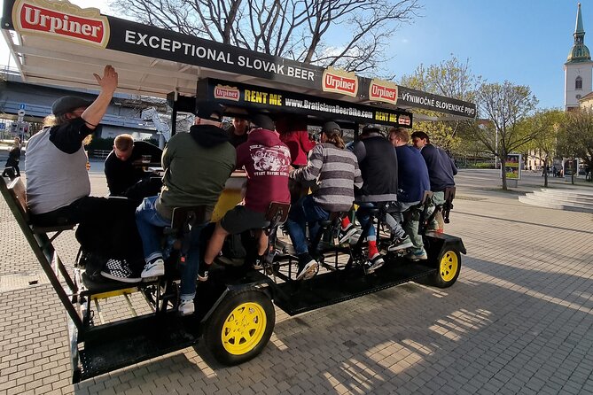 Original Bratislava Beer Bike Tours - All-you-can-drink - Stop two: Hviezdoslavovo námestie in the Old Town