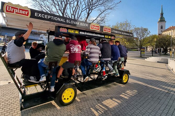 Original Bratislava Beer Bike Tours - All-you-can-drink - Stop three: The Slovak National Theatre