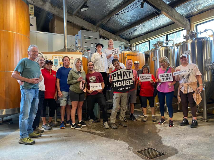 Paihia or Kerikeri: Wine, Spirit, & Craft Beer Tour - Phat House Brewery keeps the middle of the tour lively