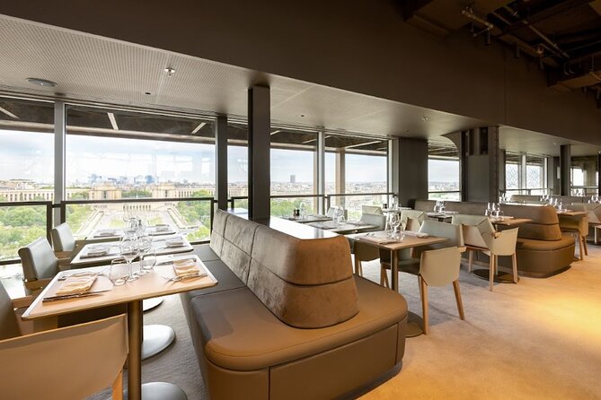 Paris Earliest Lunch at Eiffel Tower Madame Brasserie Restaurant - The first-floor ride and what you can see