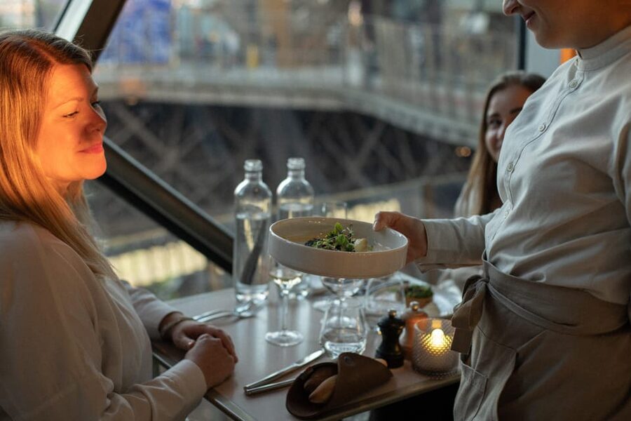 Paris: Eiffel Tower Dining, Gustave Menu at Madame Brasserie - Choosing 6:30 PM or 9:00 PM