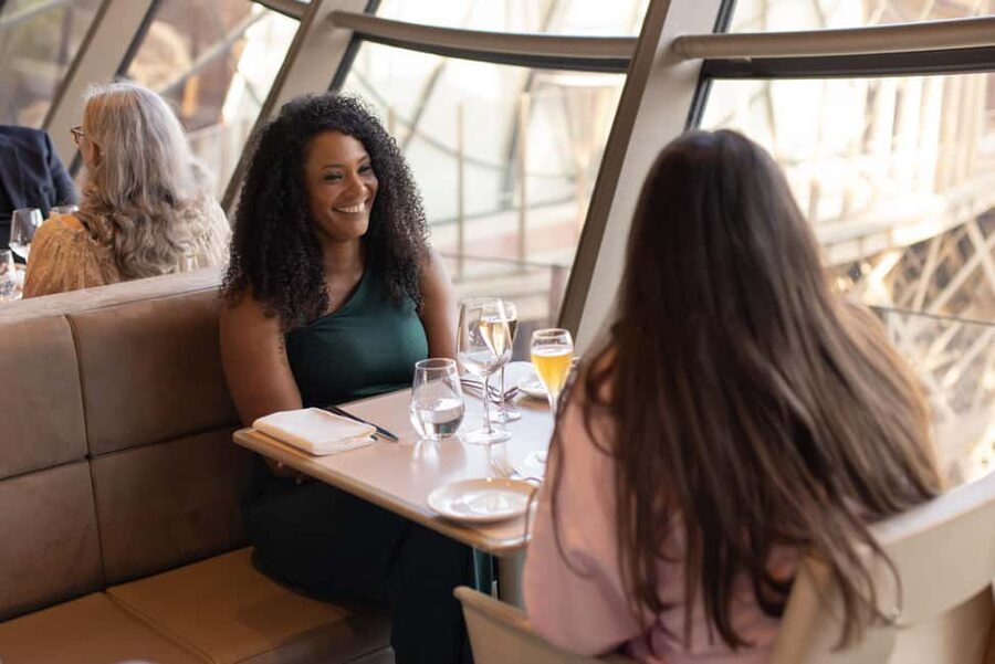Paris: Eiffel Tower's Madame Brasserie 3-course lunch 12:00 - The service and pace of a 90-minute lunch