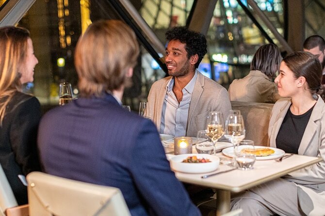 Paris Late Dinner at Eiffel Tower's Madame Brasserie Restaurant - Seating and the problem with promised views