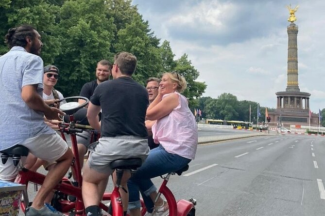 Party and Beer Bike Private Sightseeing Tour Berlin with Pick-up - Starting at Pariser Platz and the Brandenburg Gate