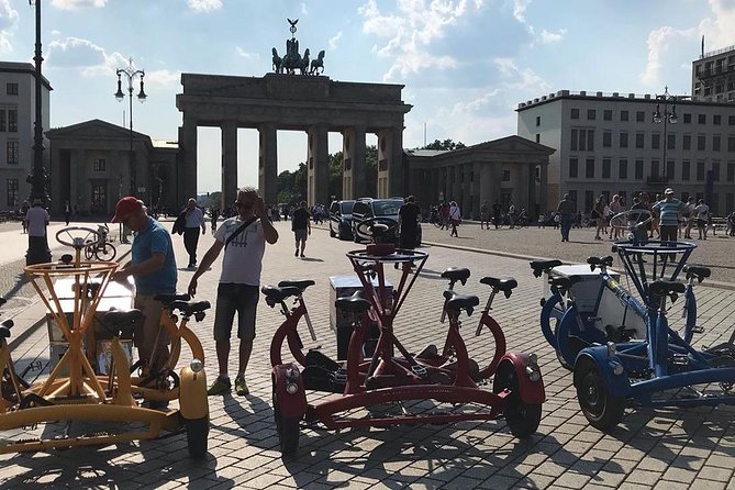Party and Beer Bike Private Sightseeing Tour Berlin with Pick-up - Music, beer, and the social side