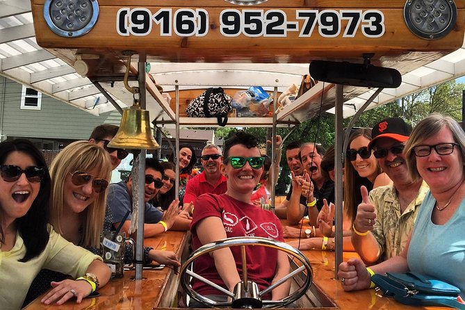 Pedal, Drink, and Bar hop through Sacramento on a 15 seat Beer Bike - How the Sacramento beer bike works