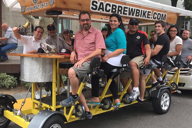 Pedal, Drink, and Bar hop through Sacramento on a 15 seat Beer Bike - Should you book the Sac Brew Bike?
