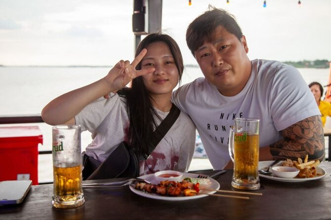 Phnom Penh: Sunset Cruise- Free Cold Beers, Sodas & fruit platter - Unlimited beer and soft drinks: what the price really buys