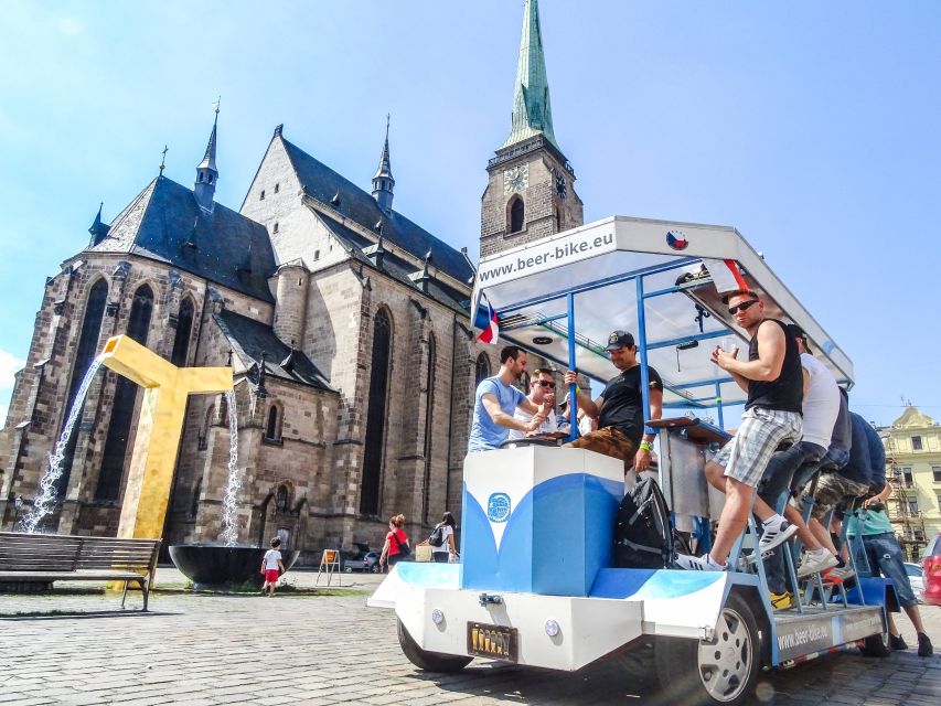 Pilsen: 1.5-Hour Beer Bike with Unlimited Beer - Key things to know before you book